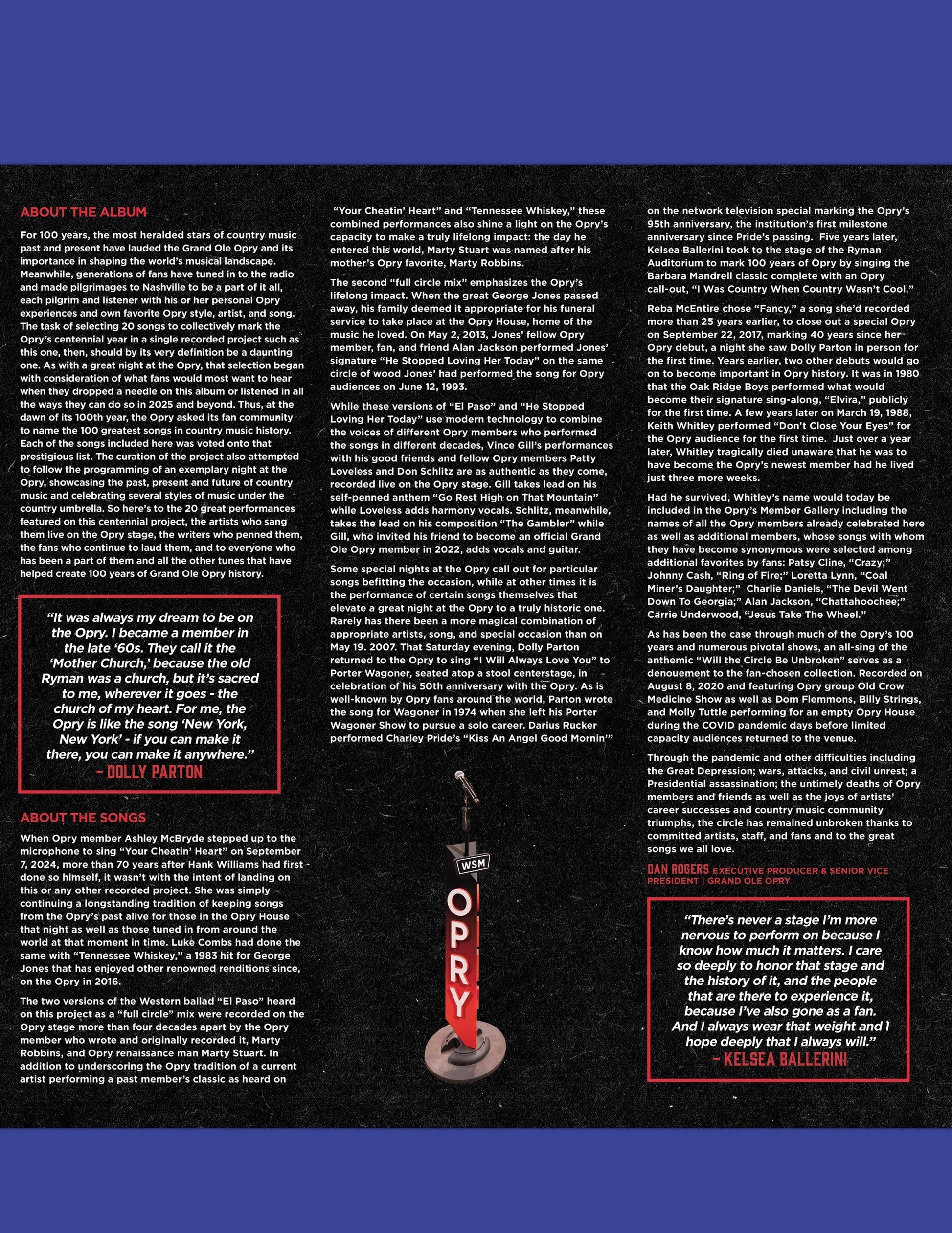 Opry 100: Country’s Greatest Songs LP - LPS