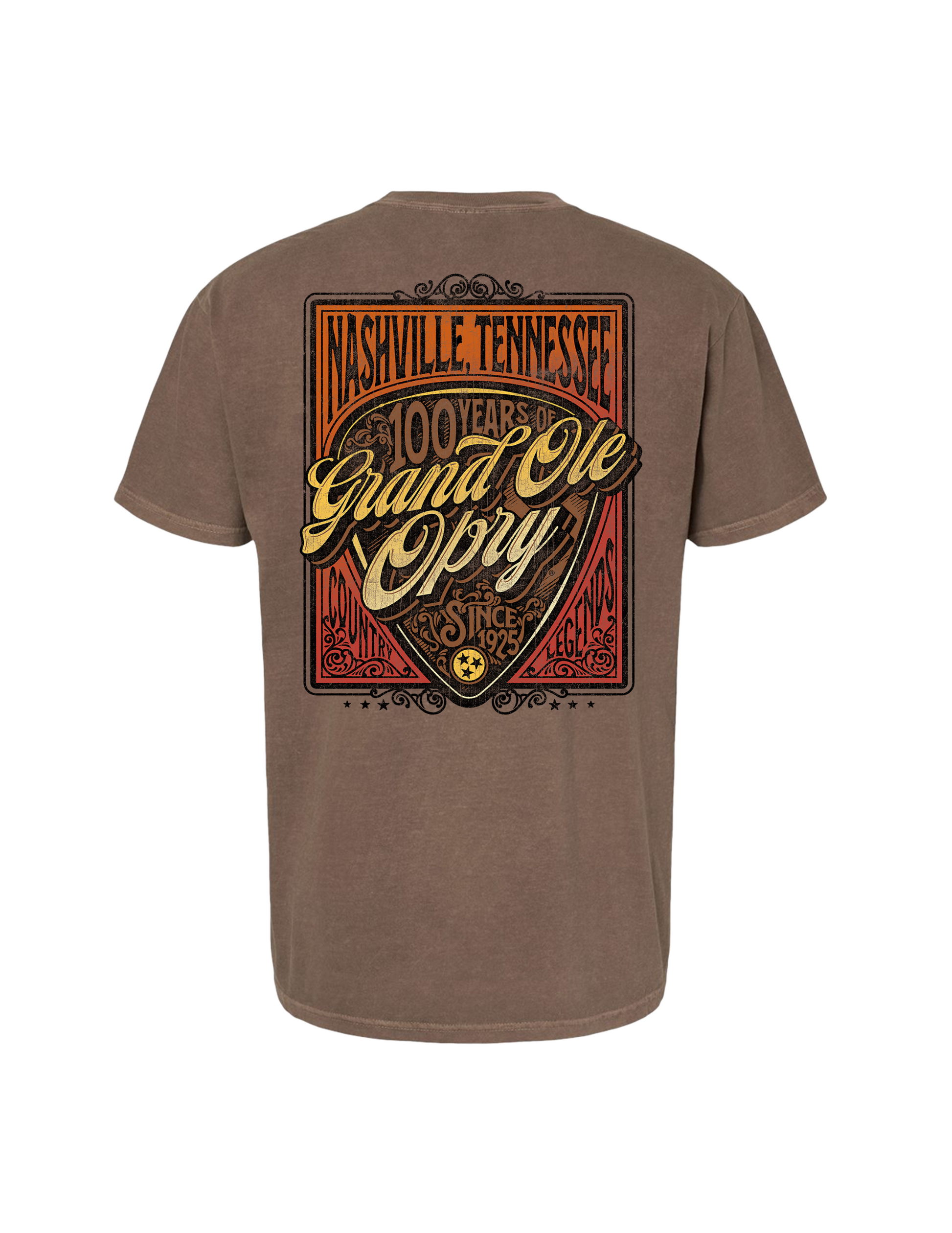 Opry 100 Gradient Guitar Pick T-Shirt - S/S