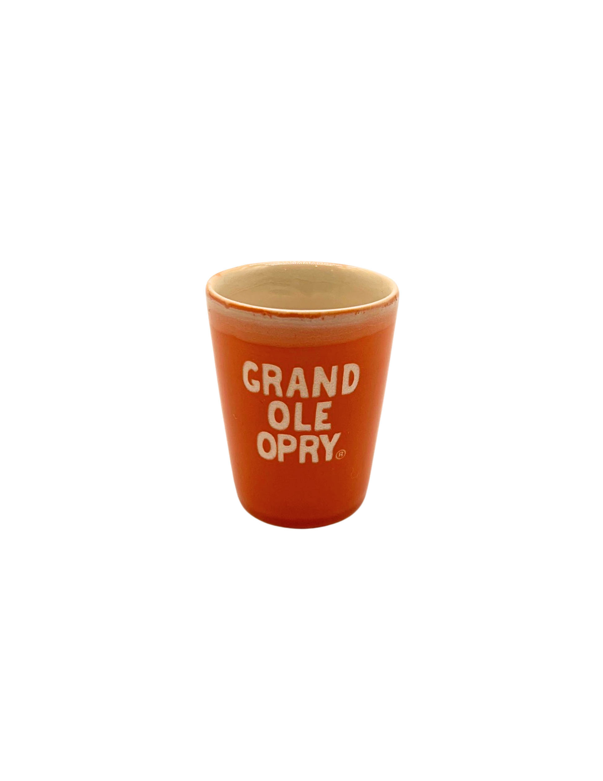 Opry 100 Heritage Glazed Shot Glass - DRINKWARE