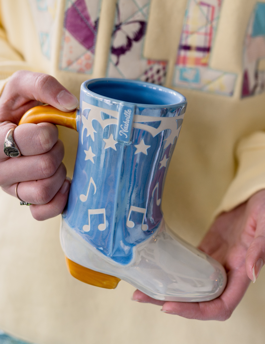 Opry 100 Iridescent Boot Mug - DRINKWARE