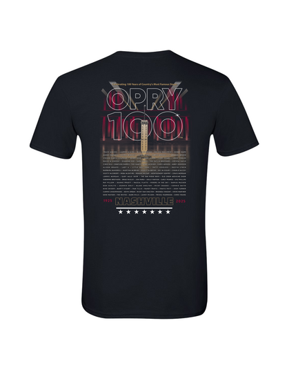 Opry 100 Member List Stage T-Shirt - S/S