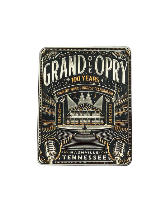 Opry 100 Milestone Foil Magnet - MAGNETS
