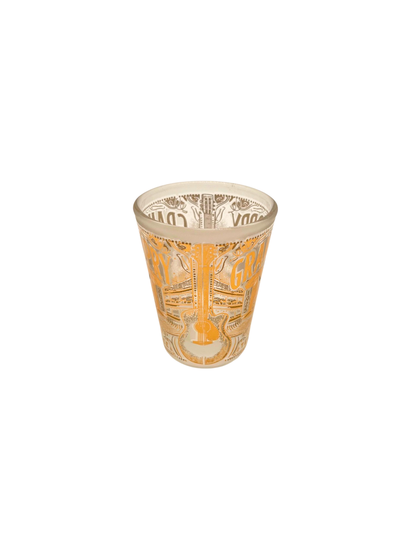 Opry 100 Milestone Gold Foil Shot Glass - DRINKWARE