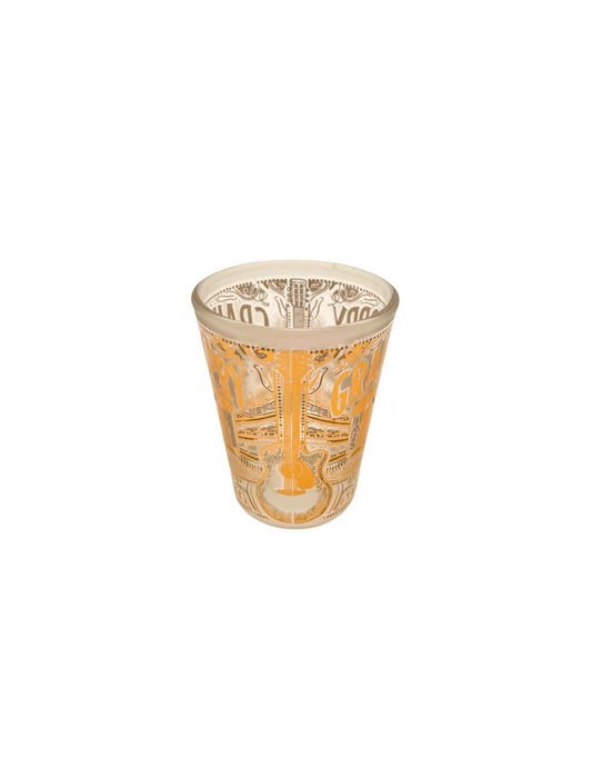 Opry 100 Milestone Gold Foil Shot Glass - DRINKWARE