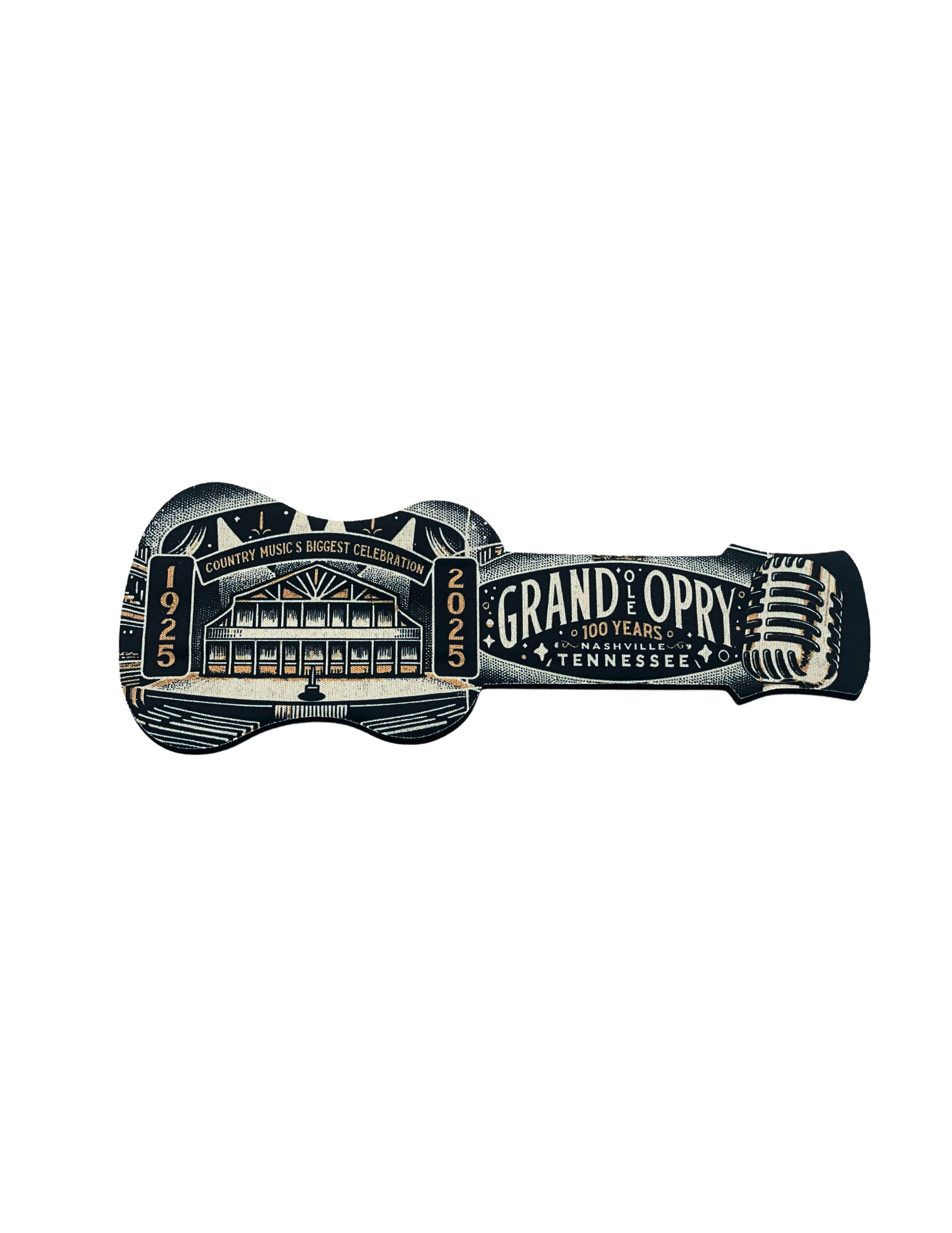 Opry 100 Milestone Guitar Slap Wrap Koozie - DRINKWARE