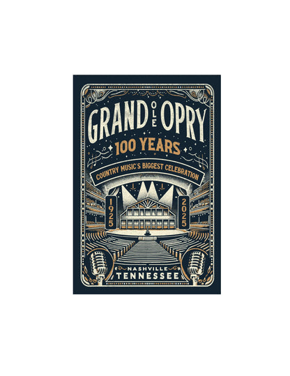 Opry 100 Milestone Postcard - POSTCARDS