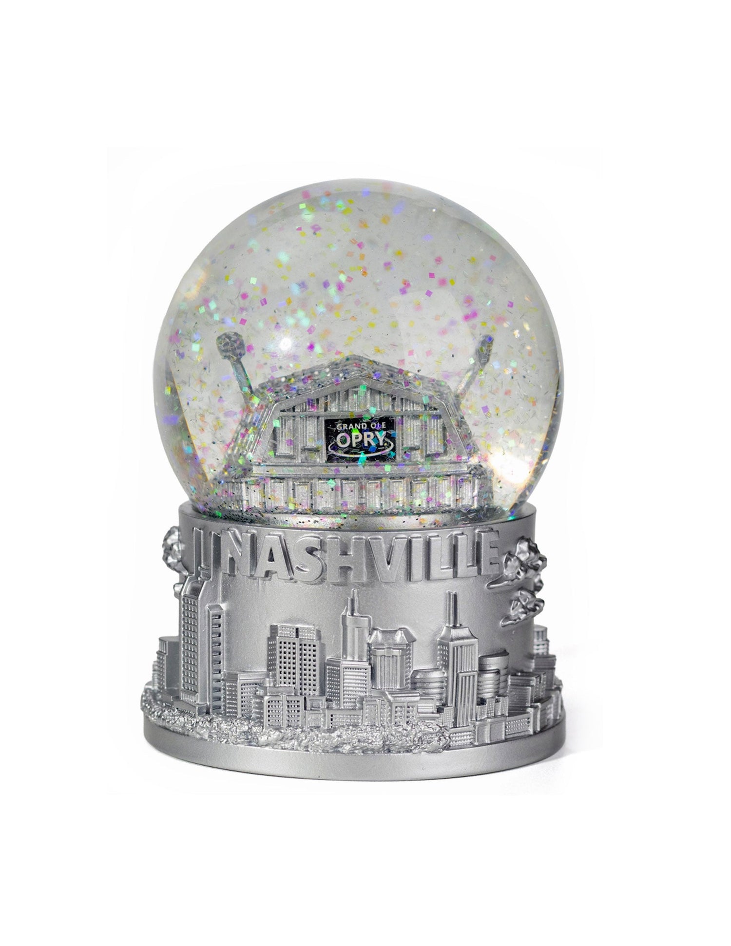 Opry 100 Nashville Skyline Snowglobe - DECOR