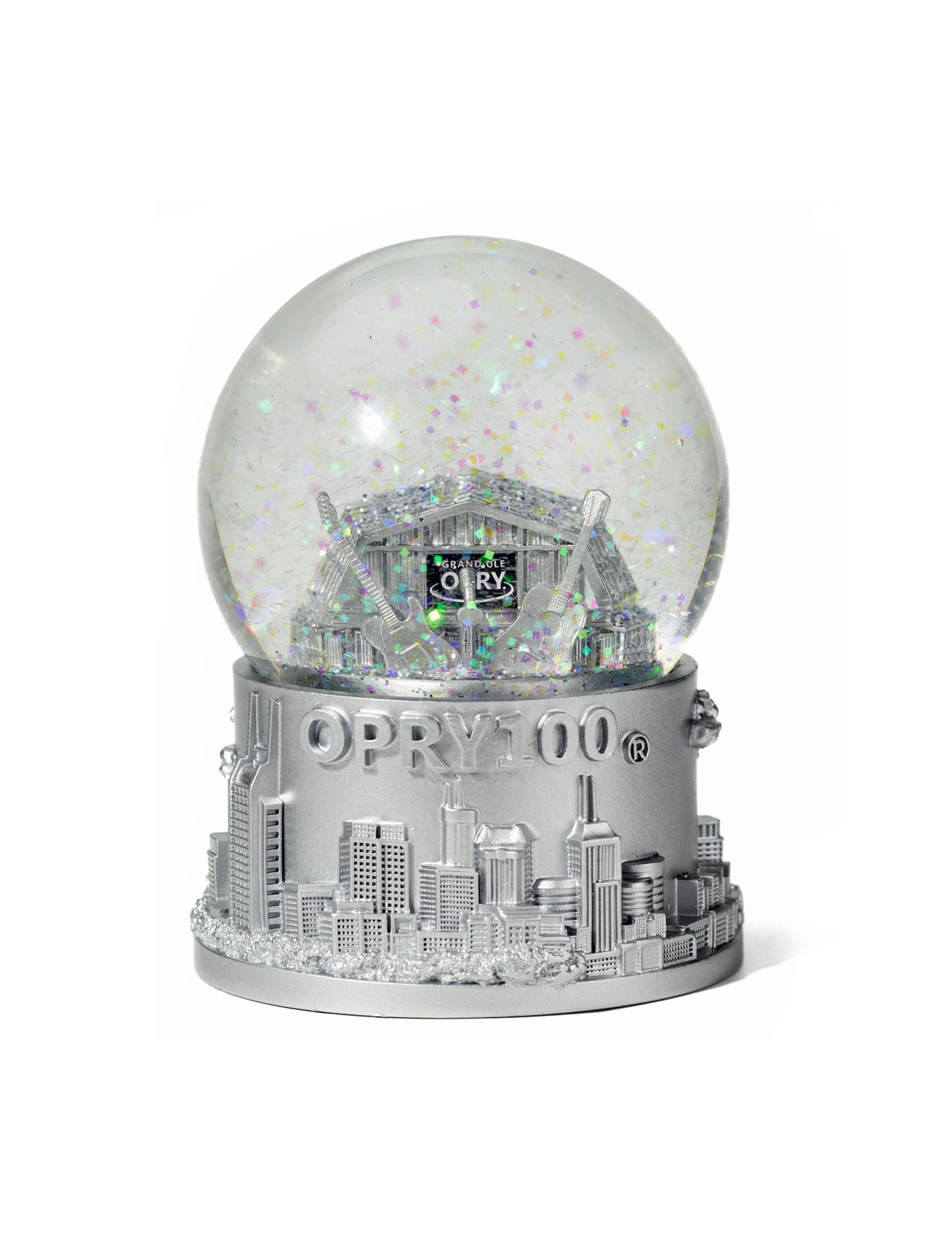 Opry 100 Nashville Skyline Snowglobe - OpryShop