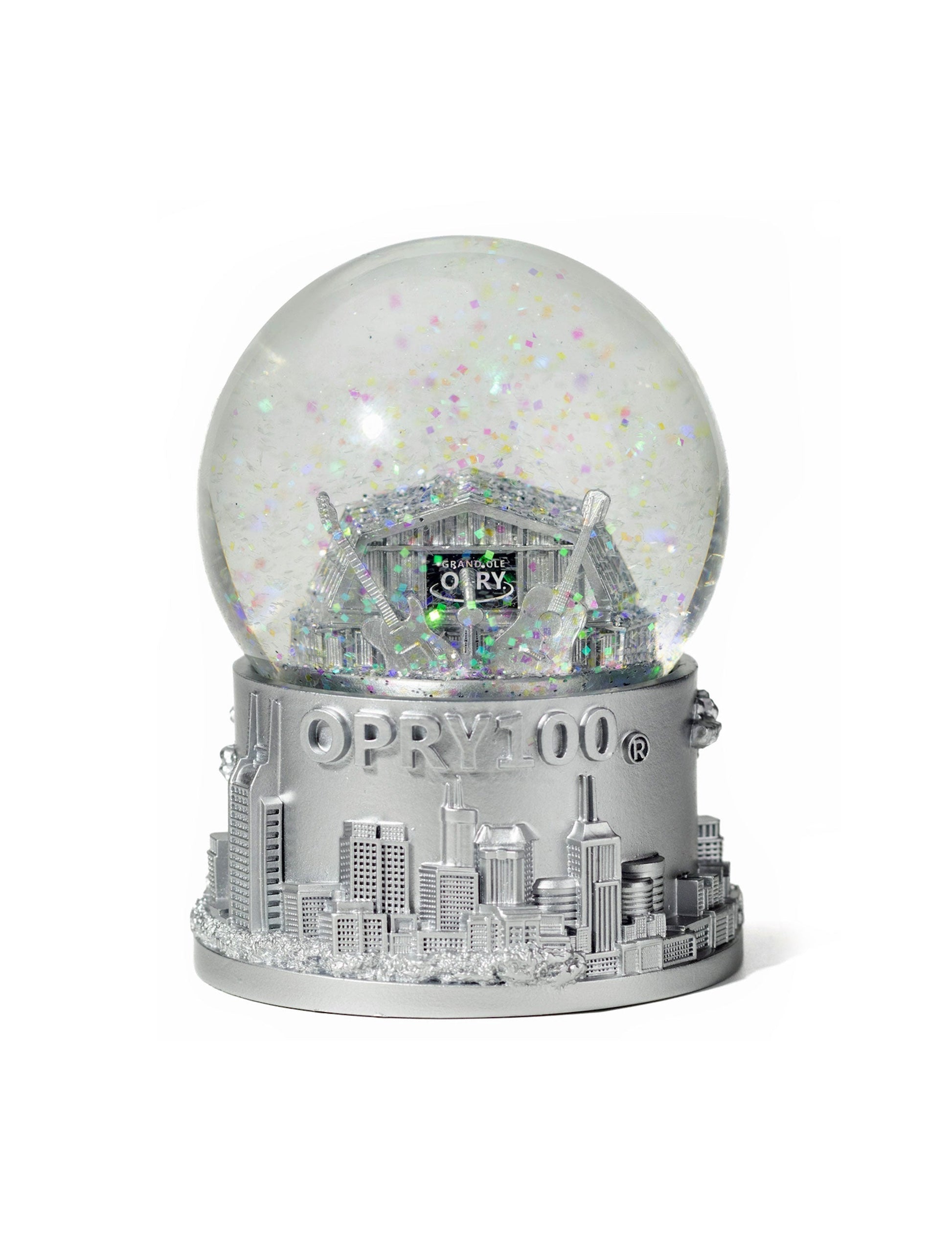 Opry 100 Nashville Skyline Snowglobe - DECOR