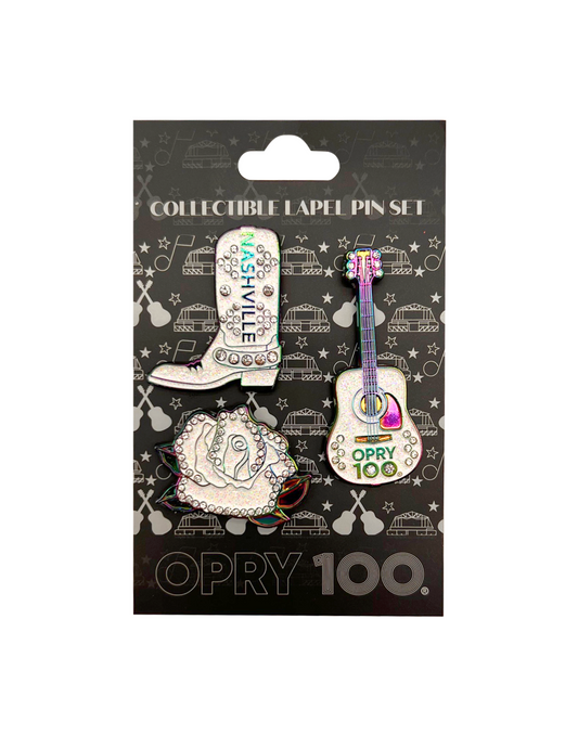 Opry 100 Rainbow Iridescent Pin Set - JEWELRY