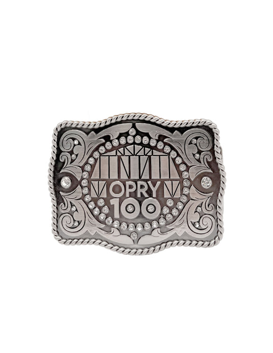 Opry 100 Rhinestone Belt Buckle - BELTS