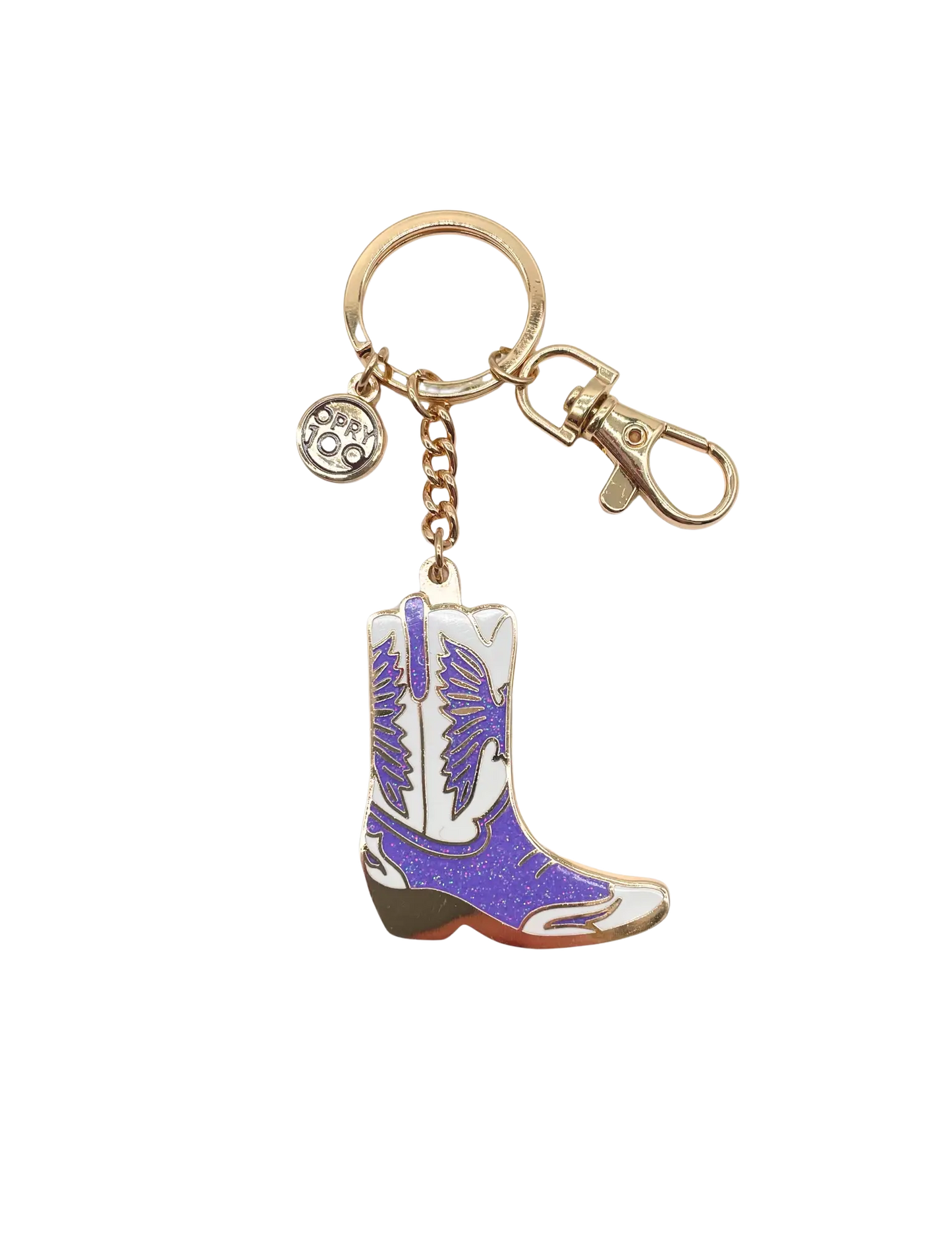 Opry 100 Shimmer Boot Keychain - SOUVENIRS