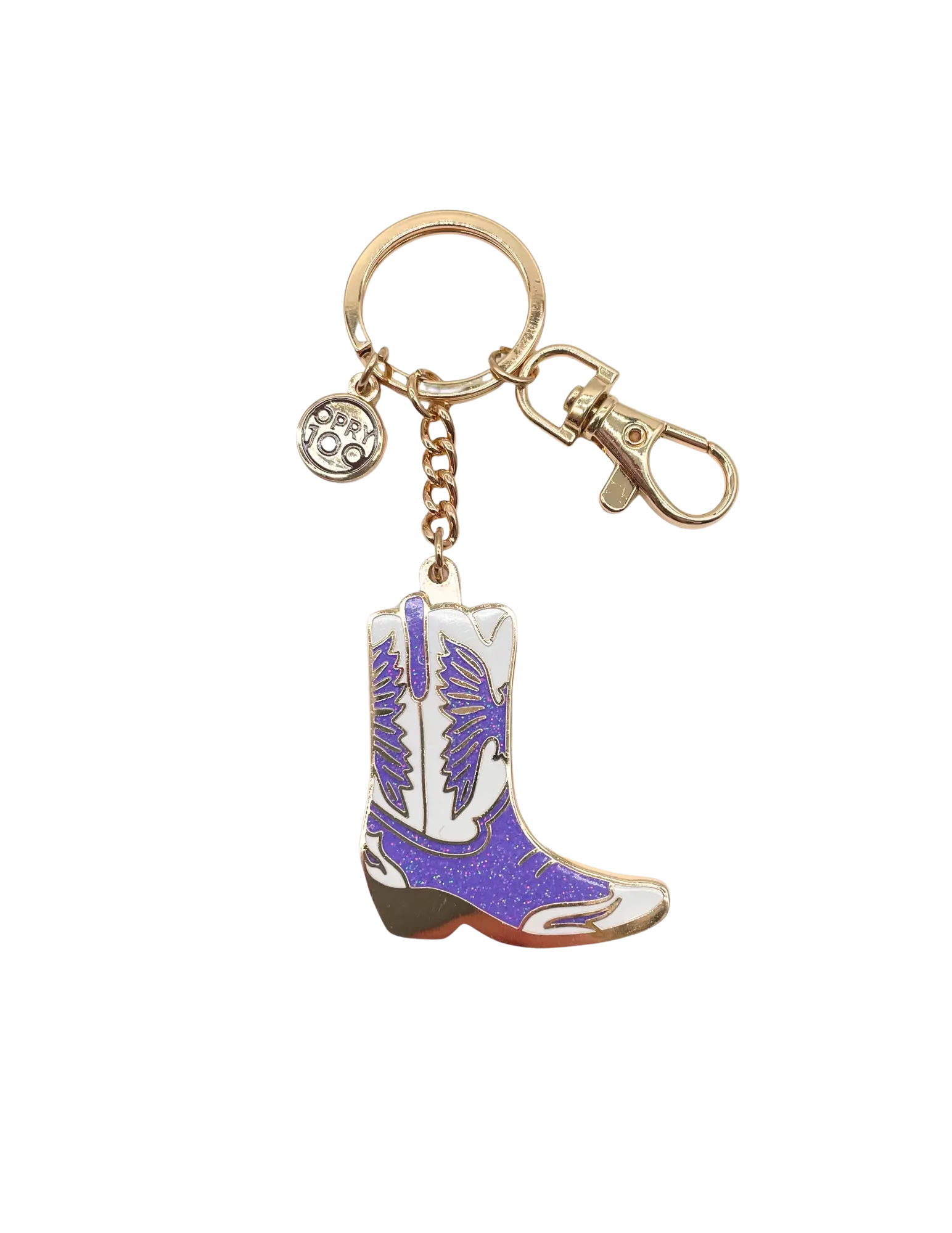 Opry 100 Shimmer Boot Keychain - SOUVENIRS