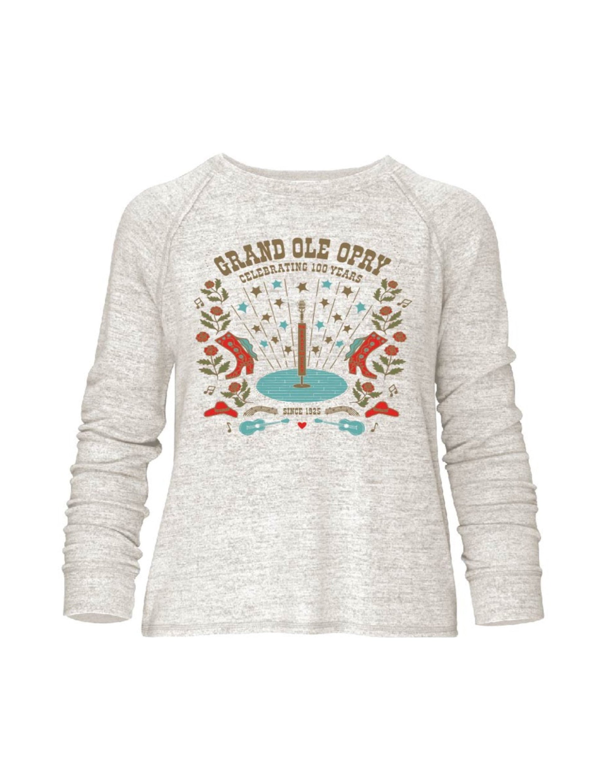 Opry 100 Women’s Center Stage Fleece - CREW SWEATSHIRTS