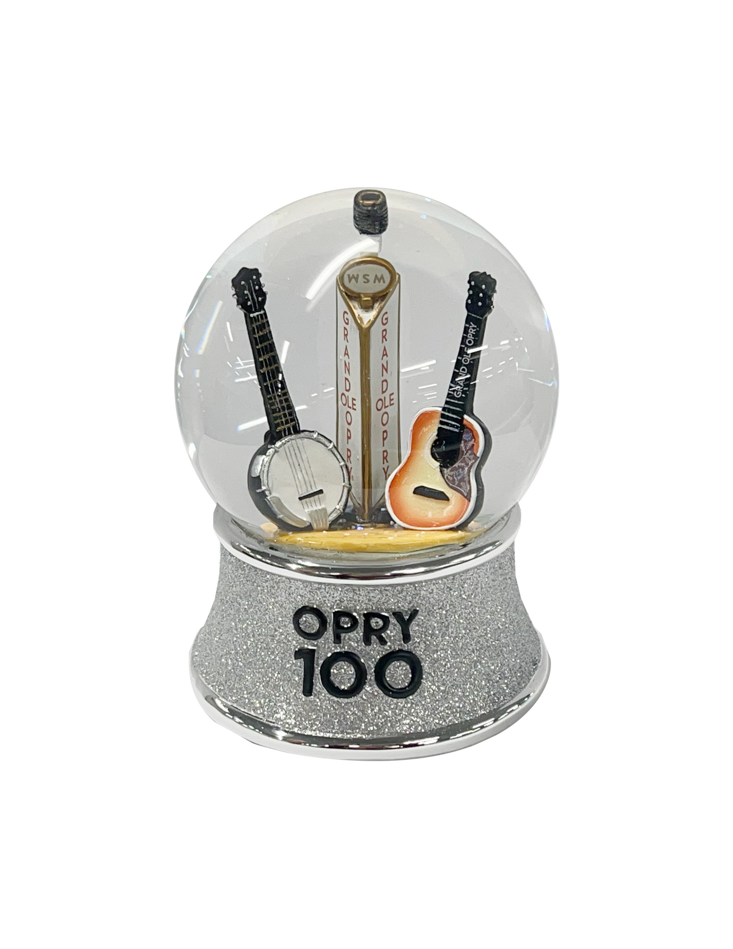 Opry 100 Years LED Glitter Dome Snow Globe - DECOR