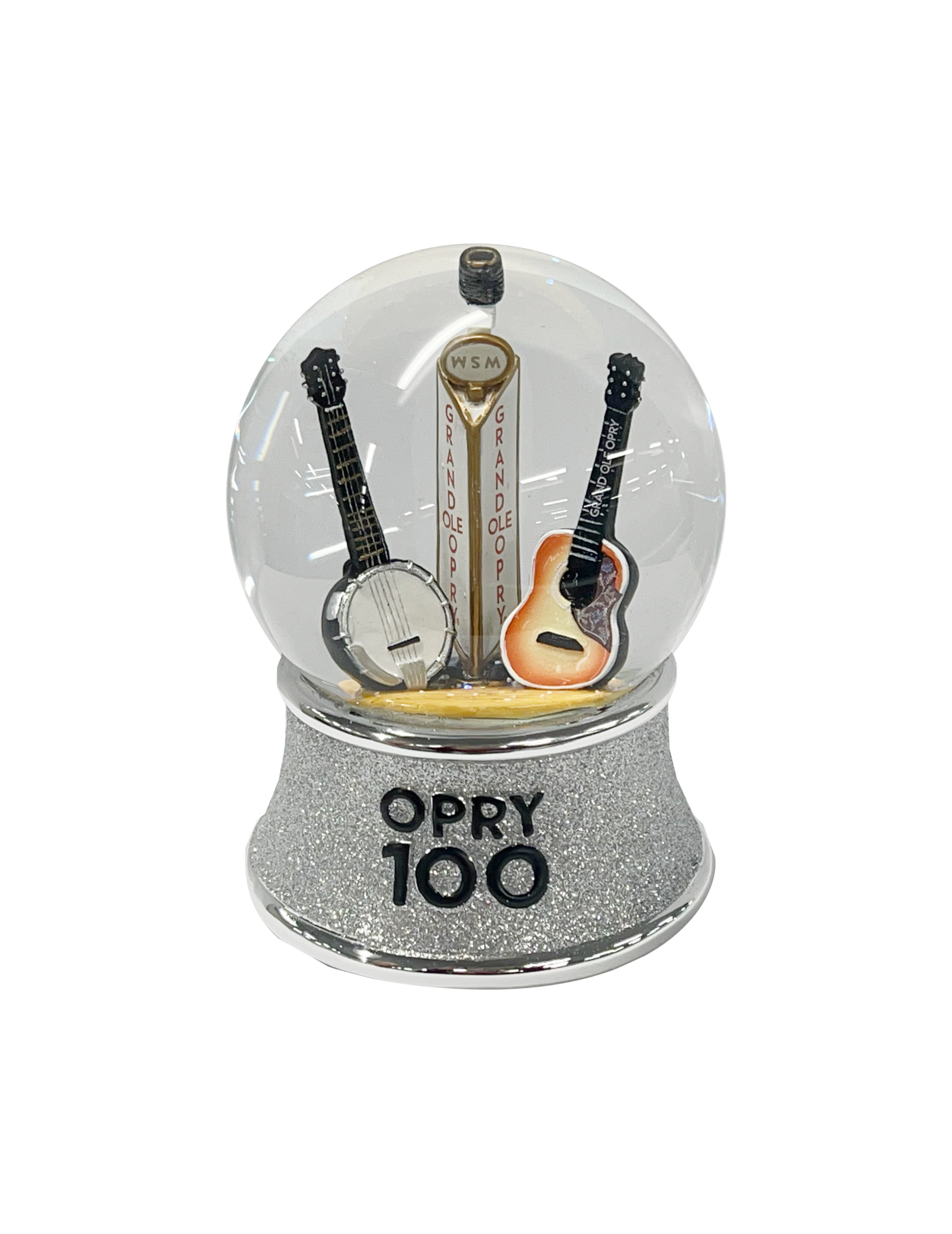 Opry 100 Years LED Glitter Dome Snow Globe - DECOR