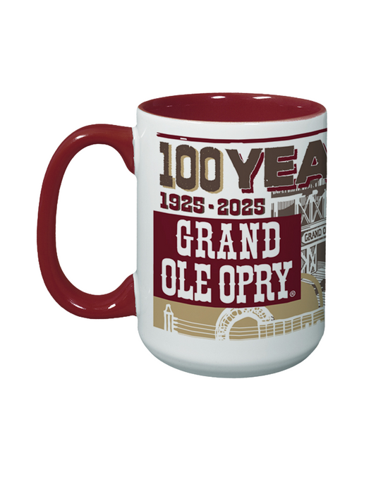 Opry 100 Years Poster Mug - DRINKWARE