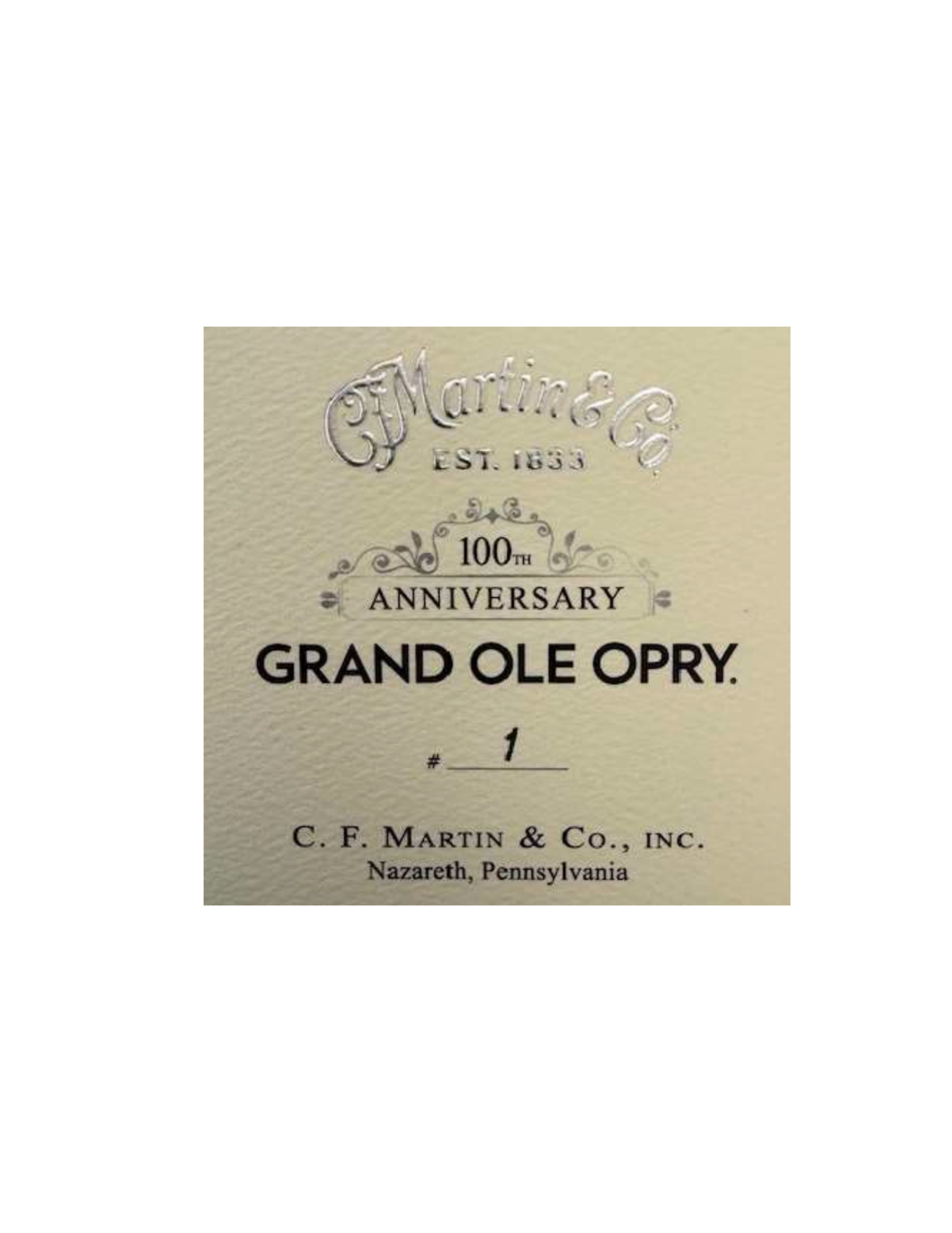 Opry 100th Anniversary Martin HD-28 Guitar - GUITAR