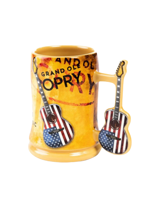 Opry American Flag Guitar Mug - DRINKWARE