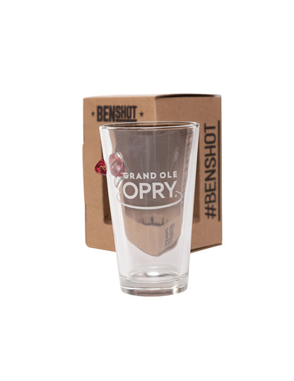 Opry Benshot Guitar Pick Pint Glass - DRINKWARE