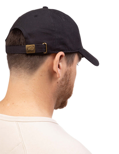 Opry Black Canvas Hat - BASEBALL