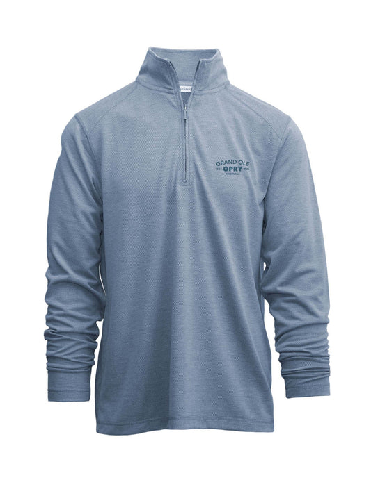 Opry Classic Quarter Zip Pullover - BLUE / SM - FLEECE