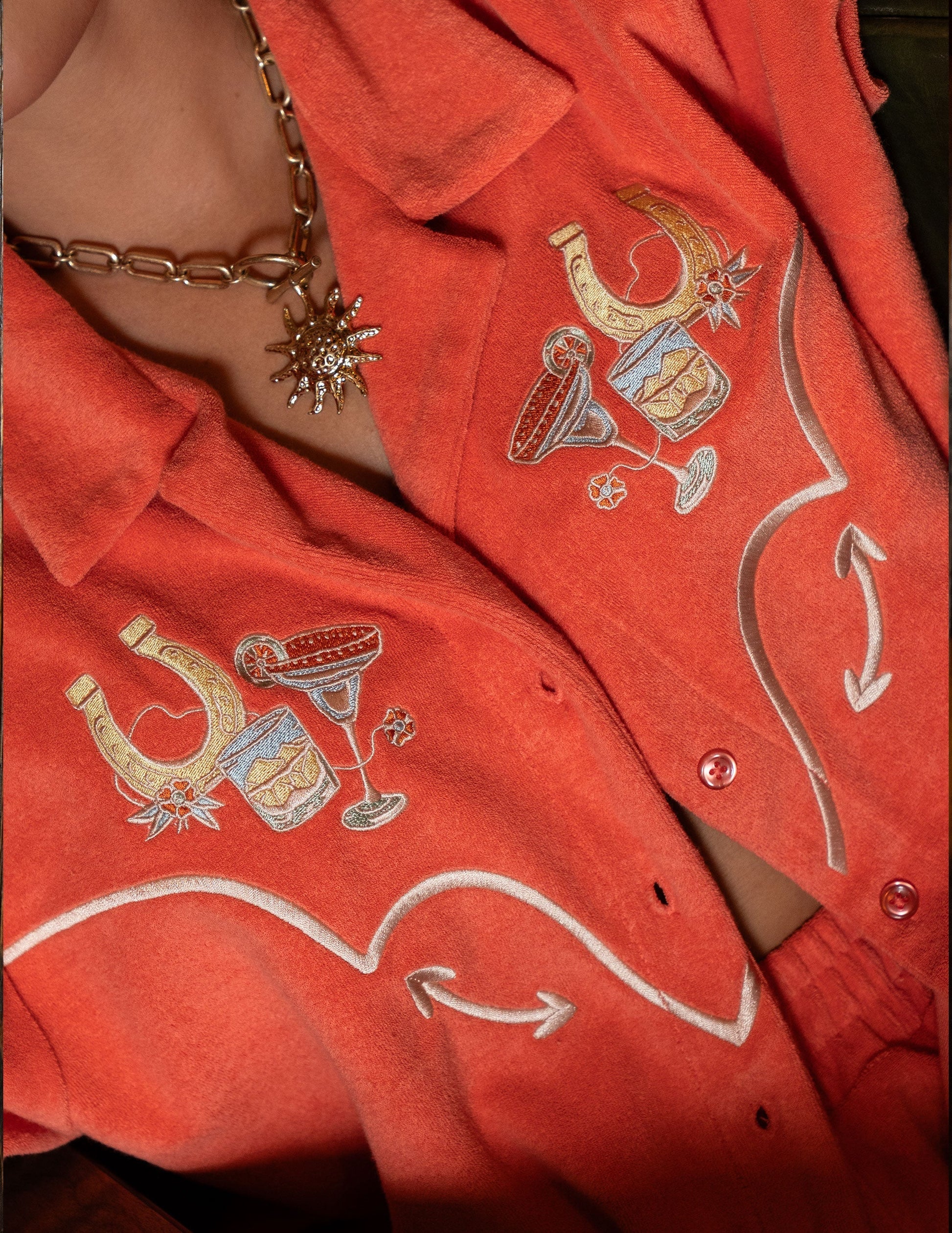 Opry Cocktail Cowgirl Button Down Shirt - S/S