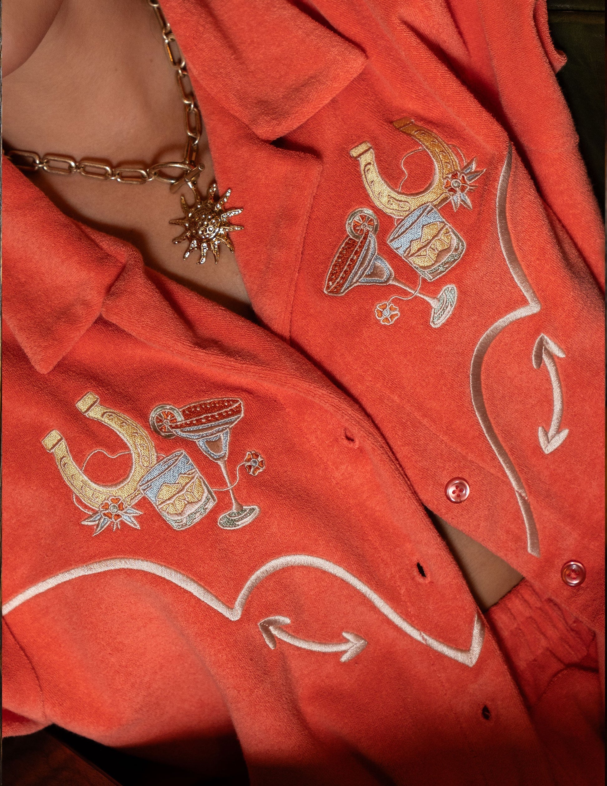 Opry Cocktail Cowgirl Button Down Shirt - S/S