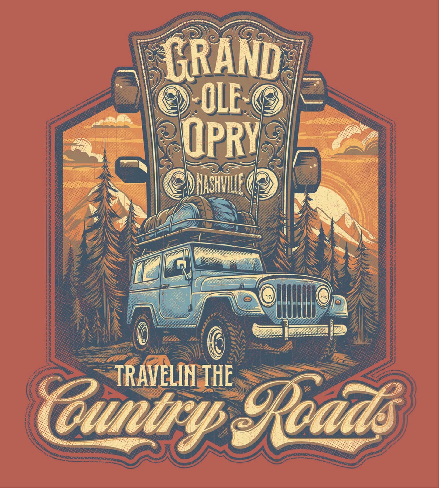 Opry Country Roads Tour T-Shirt - S/S