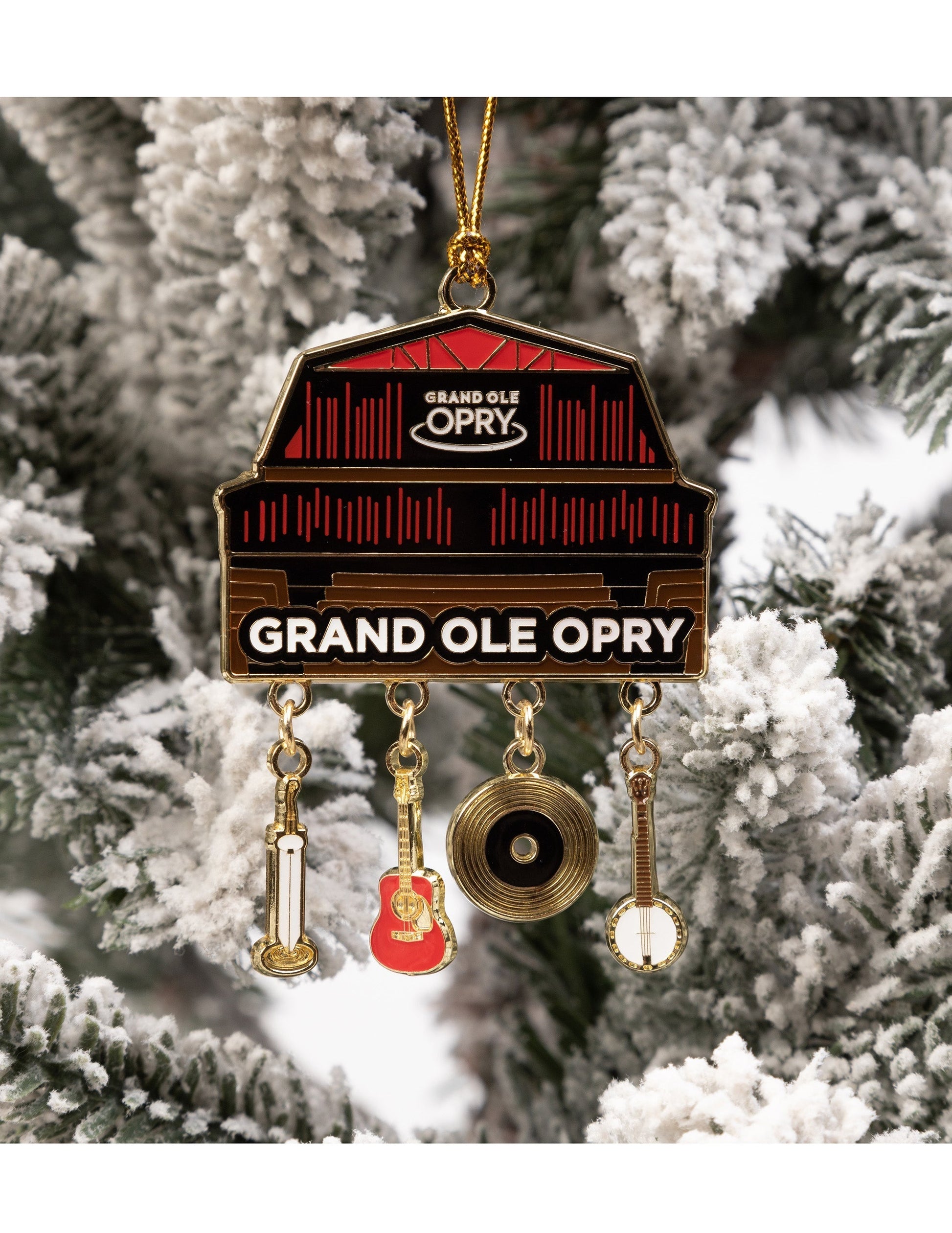 Opry Famous Stage Charm Ornament - ORNAMENTS