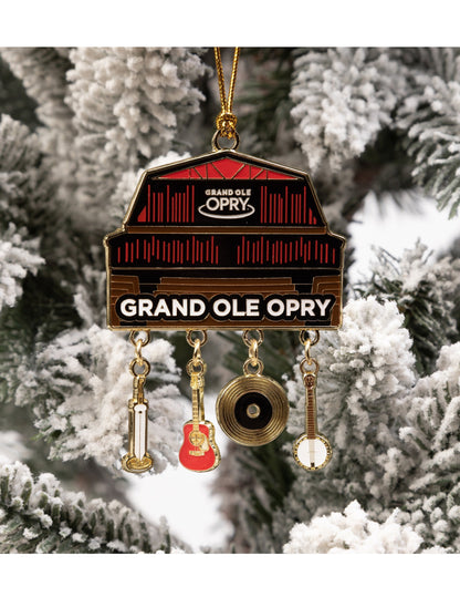 Opry Famous Stage Charm Ornament - ORNAMENTS