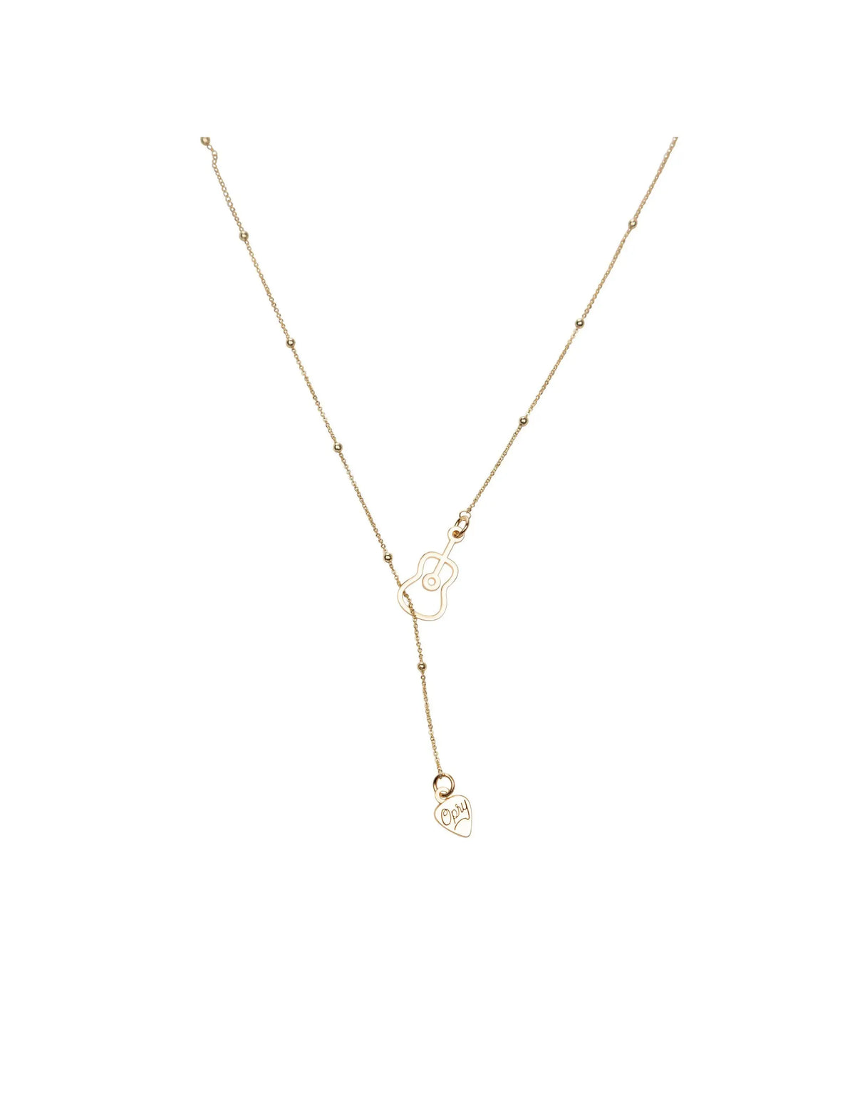 Opry Gold Guitar Necklace - JEWELRY