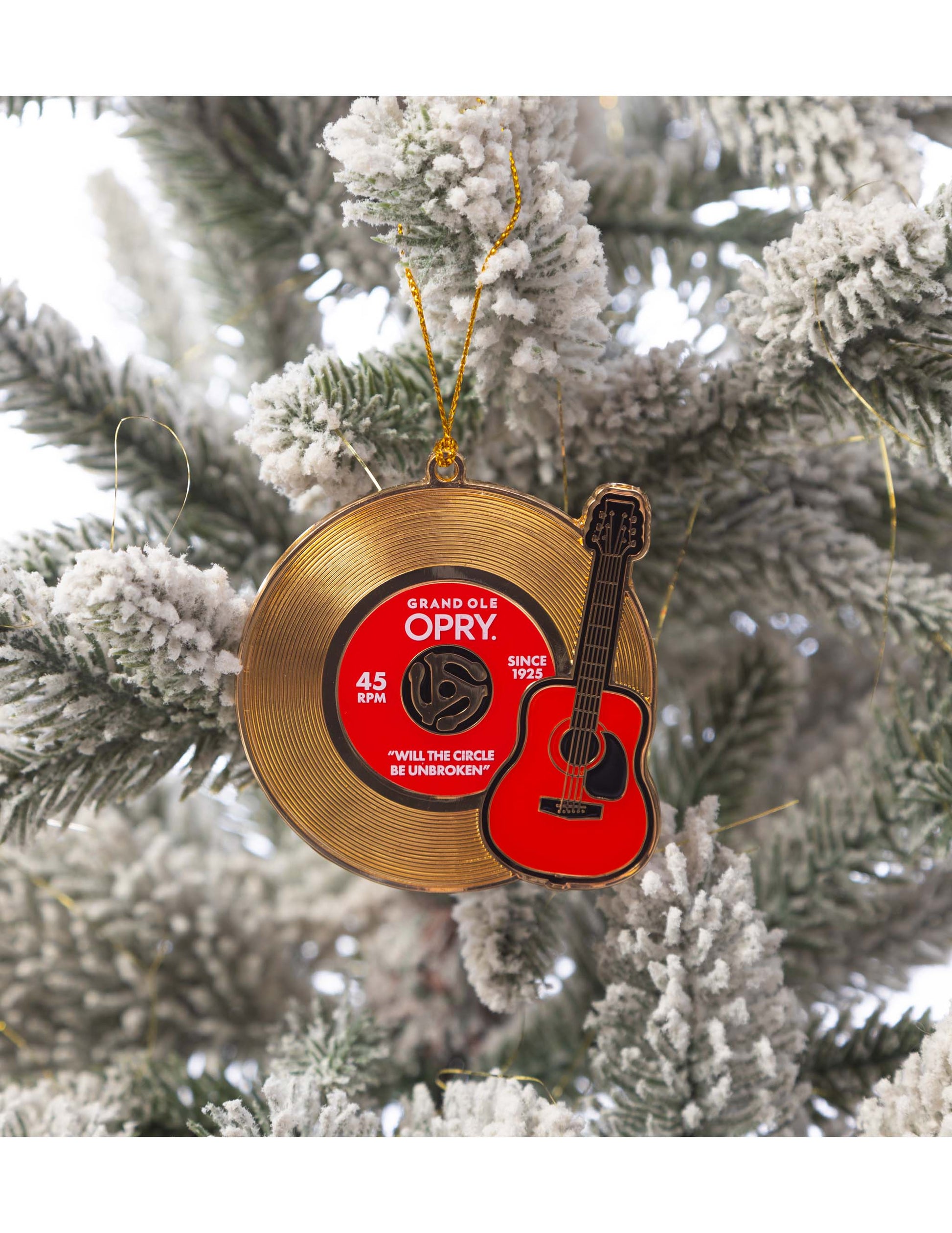Opry Gold Record Ornament - ORNAMENTS