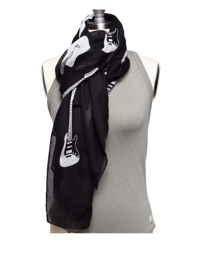 Opry Guitar Black Scarf - SCARVES