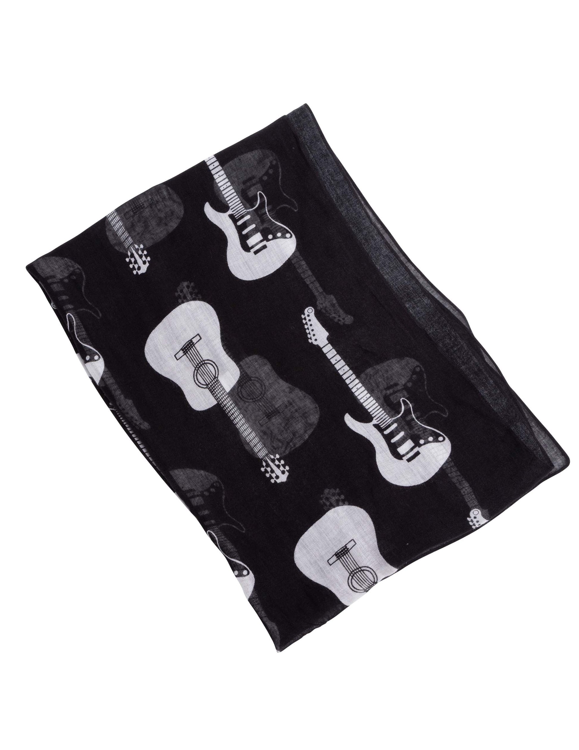 Opry Guitar Black Scarf - SCARVES