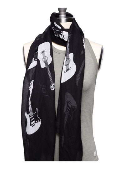Opry Guitar Black Scarf - SCARVES