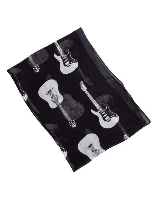 Opry Guitar Black Scarf - SCARVES