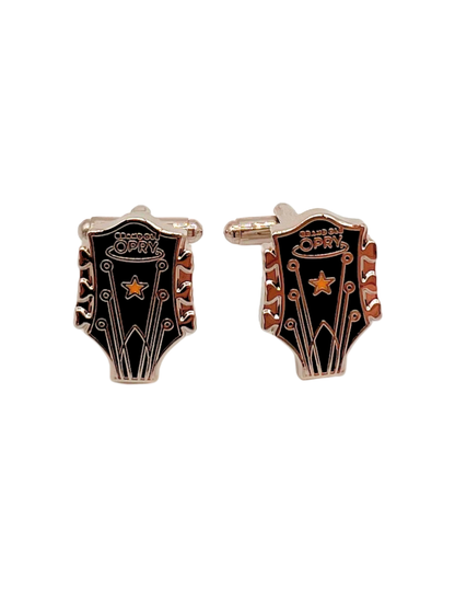 Opry Guitar Head Cufflinks - JEWELRY