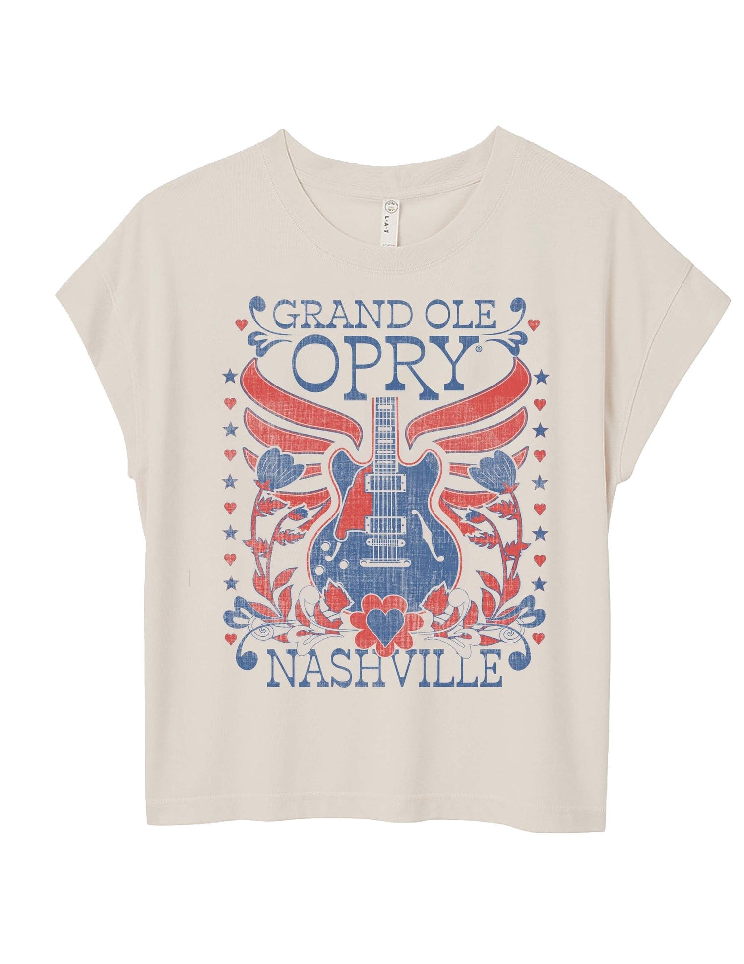 Opry Guitar & Hearts Festival Tee - S/S
