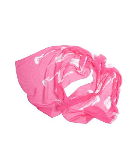 Opry Guitar Pink Scarf - SCARVES