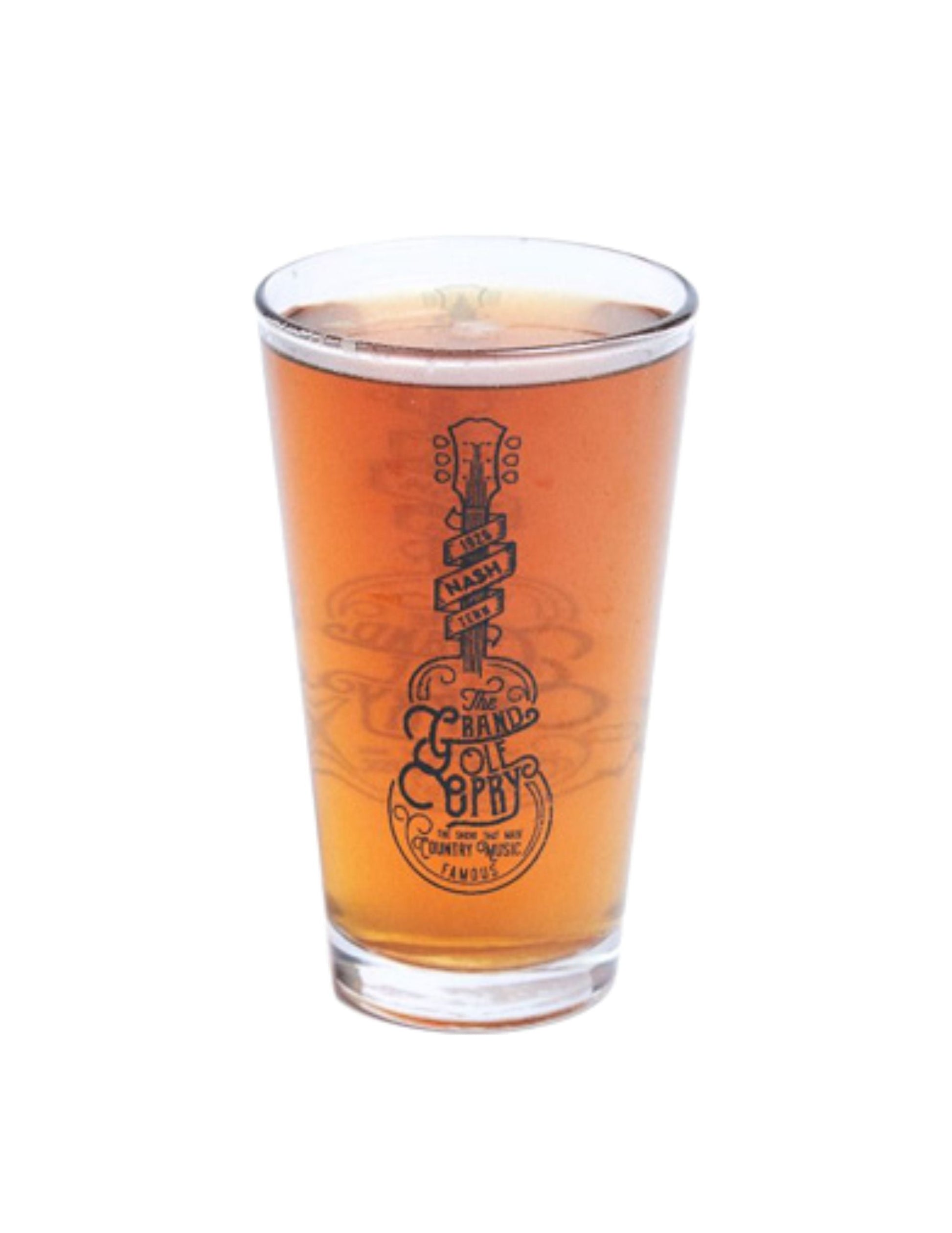 Opry Guitar Pint Glass - DRINKWARE