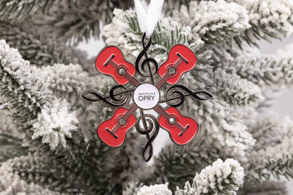 Opry Guitar Snowflake Ornament - ORNAMENTS