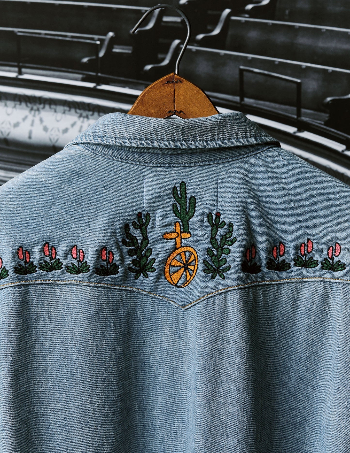 Opry Imogene + Willie Embroidered Denim Shirt - L/S
