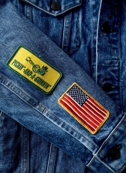 Opry Imogene + Willie Patch Blast Denim Jacket - OUTERWEAR