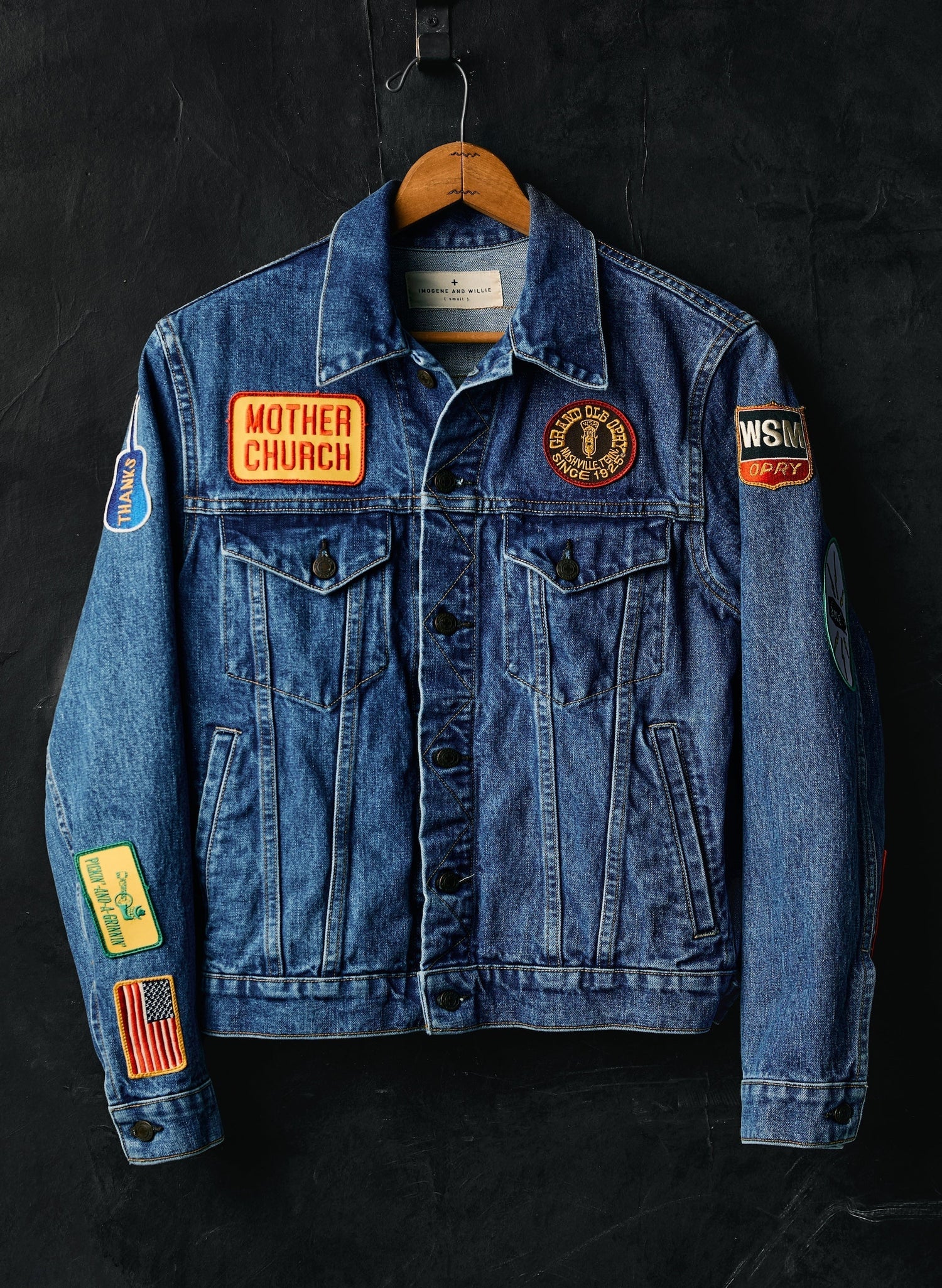 Opry Imogene + Willie Patch Blast Denim Jacket - OUTERWEAR
