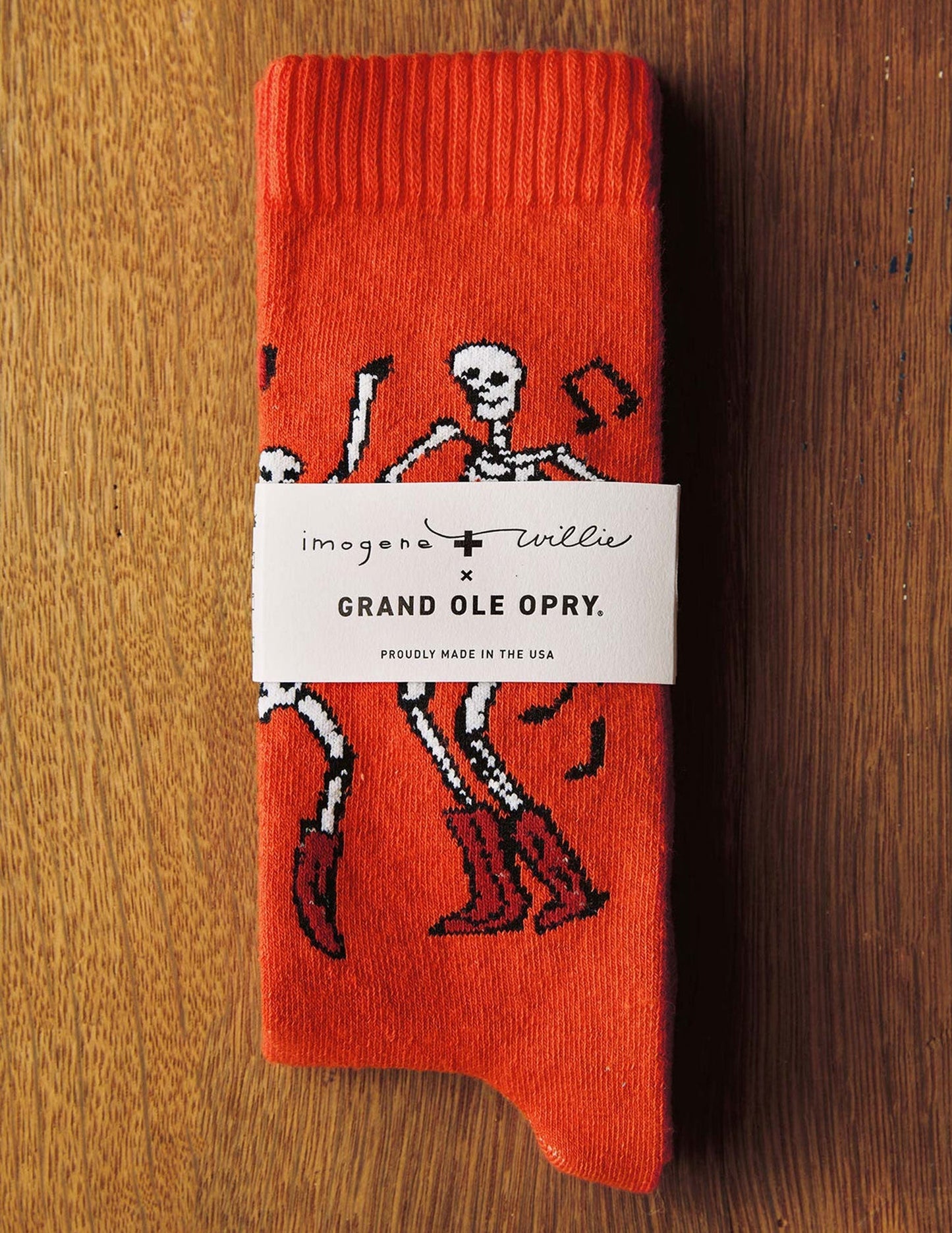 Opry Imogene + Willie Skeleton Socks - SOCKS