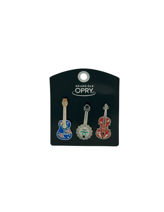 Opry Instruments 3pc Pin Set - JEWELRY