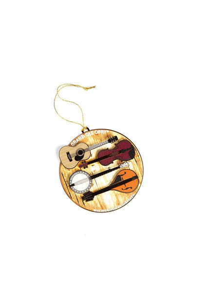 Opry Instruments on the Circle Ornament - ORNAMENTS