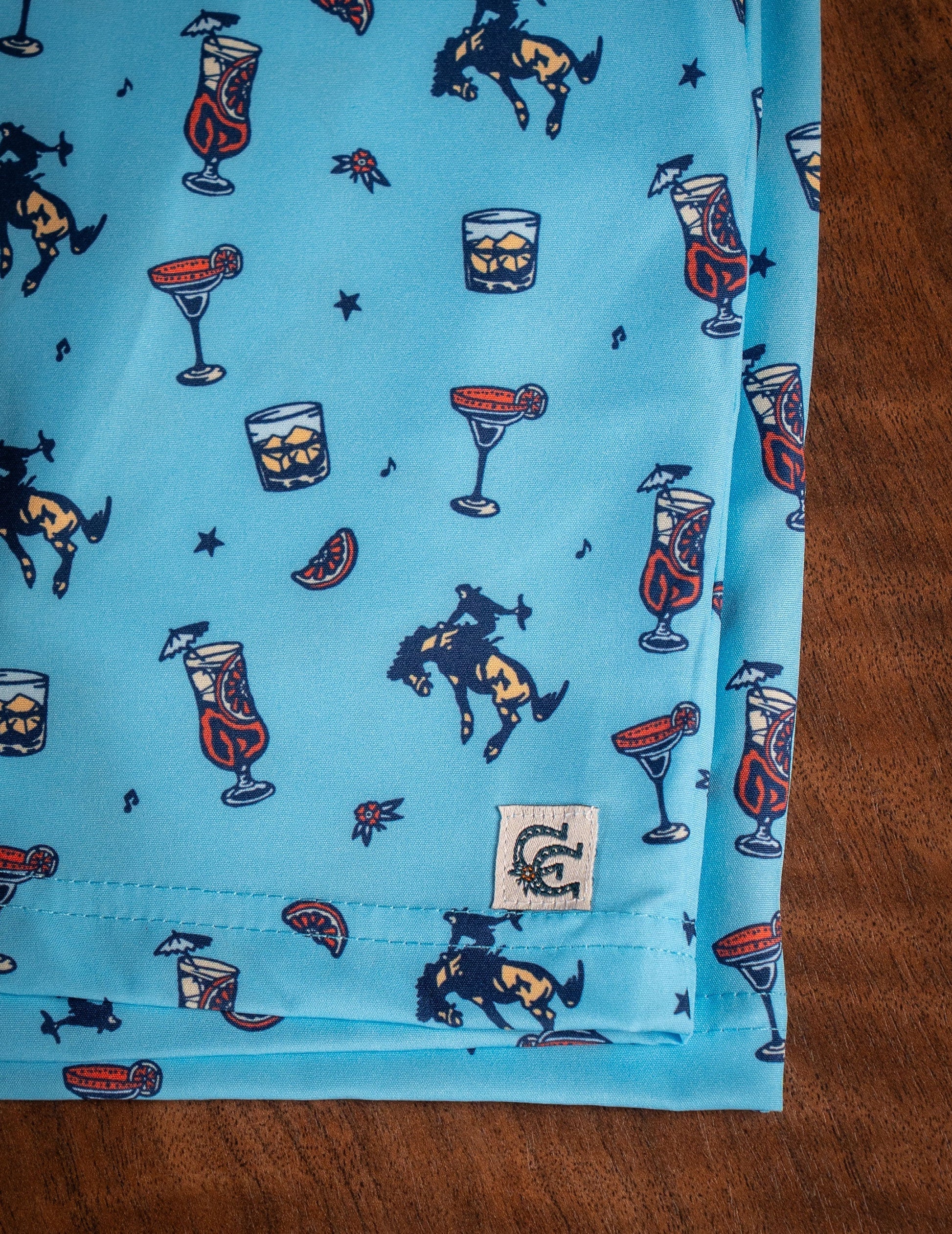 Opry Last Call Cowboy Board Shorts - BOTTOMS