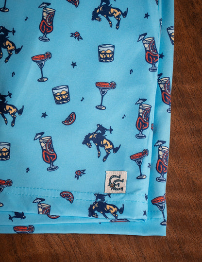 Opry Last Call Cowboy Board Shorts - BOTTOMS